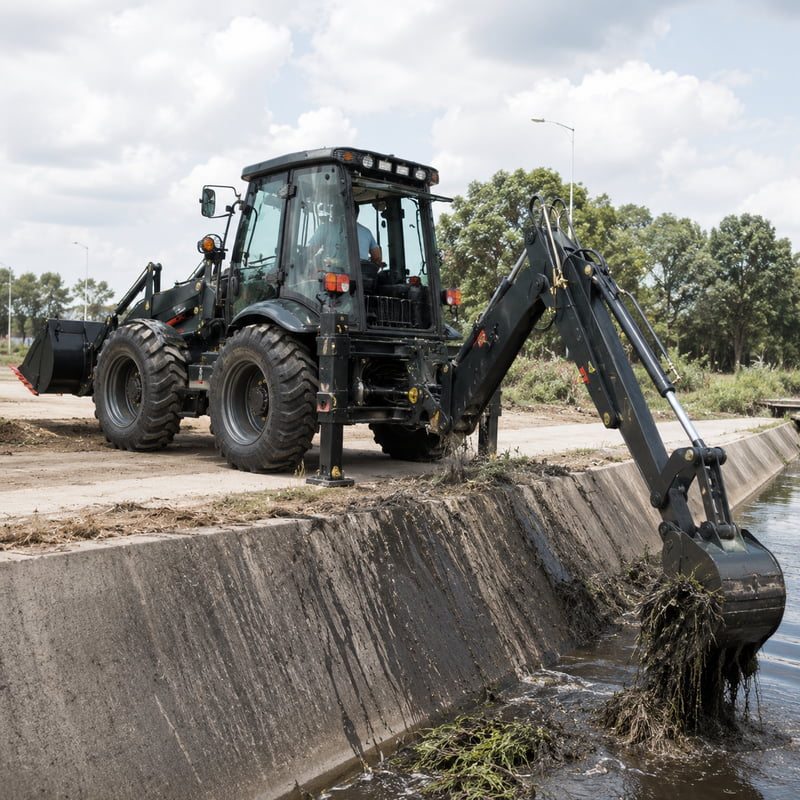 Professional Euro5 4x4 Backhoe - Urban Farming Is recension och pris