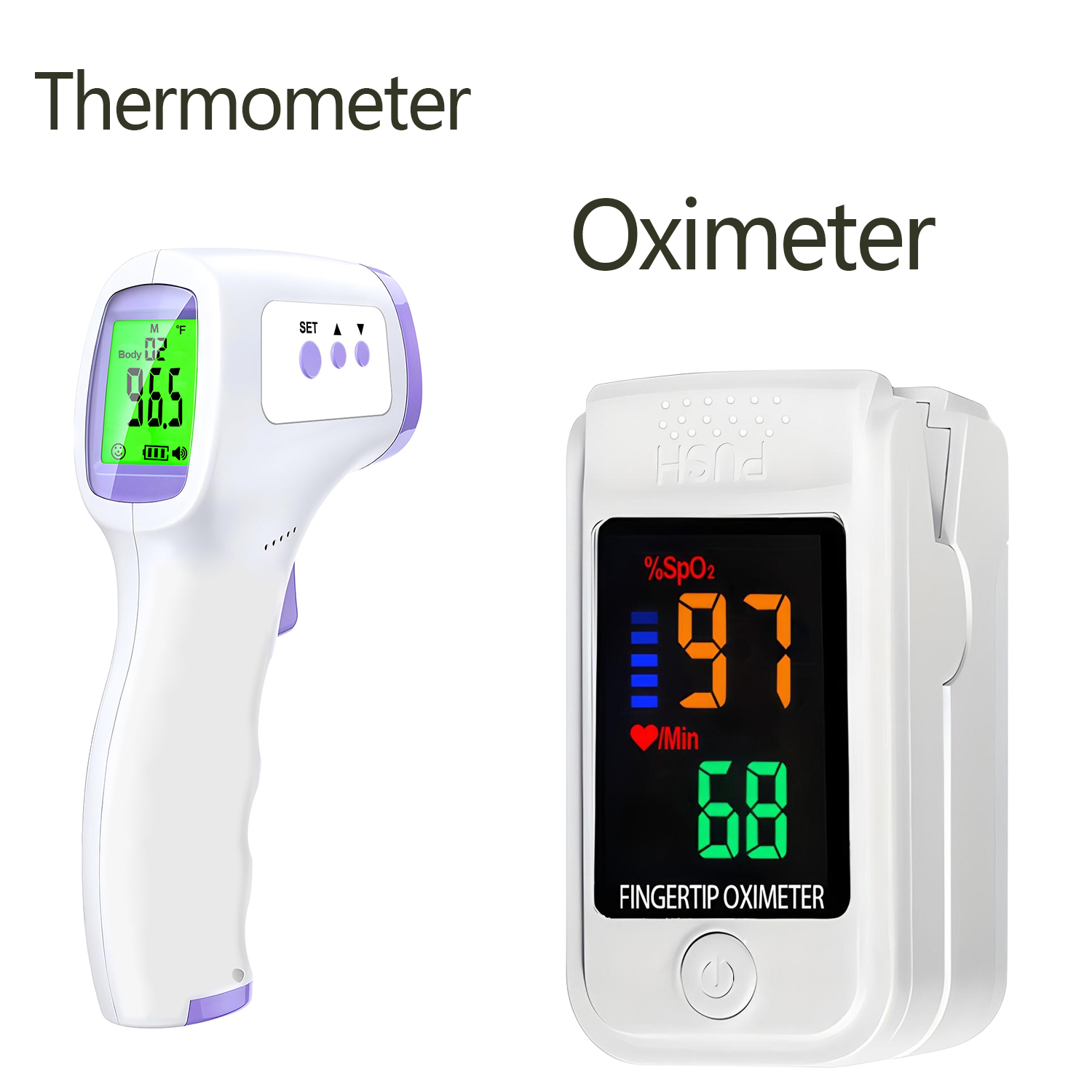 Non-contact Digital Infrared F - Do Oxygen Meter recension och pris