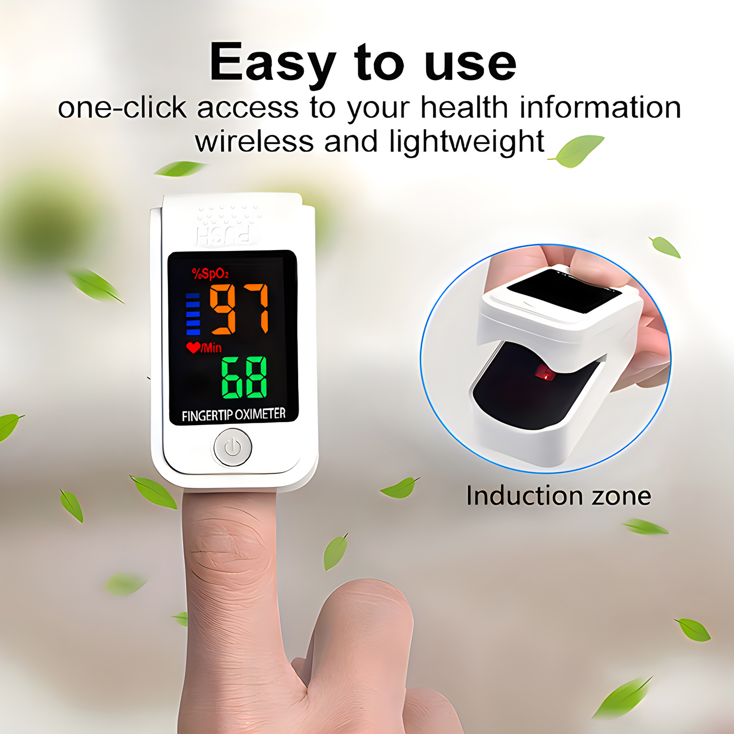 Non-contact Digital Infrared F - Do Oxygen Meter recension och pris